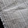 Doopdeken/Geboortedeken Roos Groen Broderie - Afbeelding 6